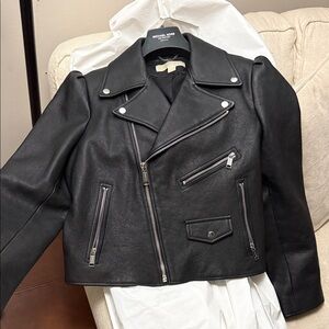 Michael Kors Black Leather Jacket